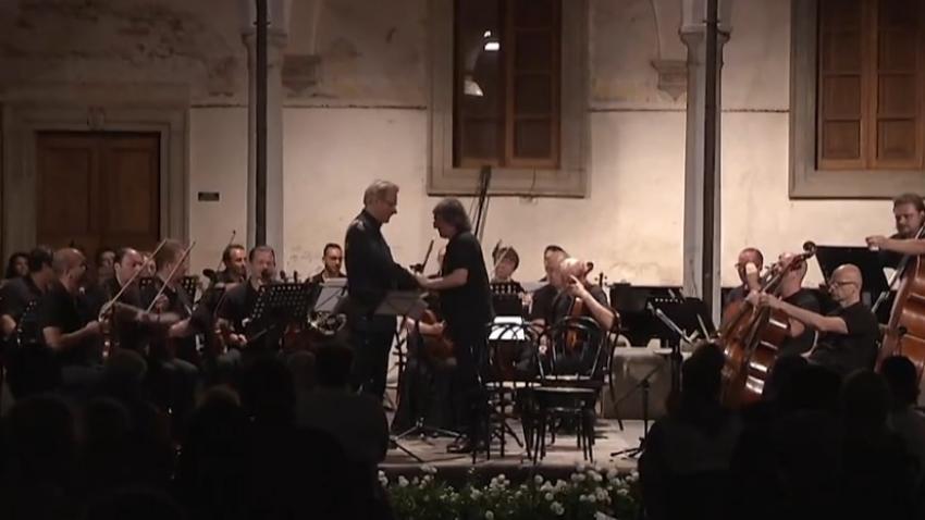 Andrea Griminelli, flute, Yuri Bashmet, conductor and the Moscow Soloists, Jing Zhao, cello